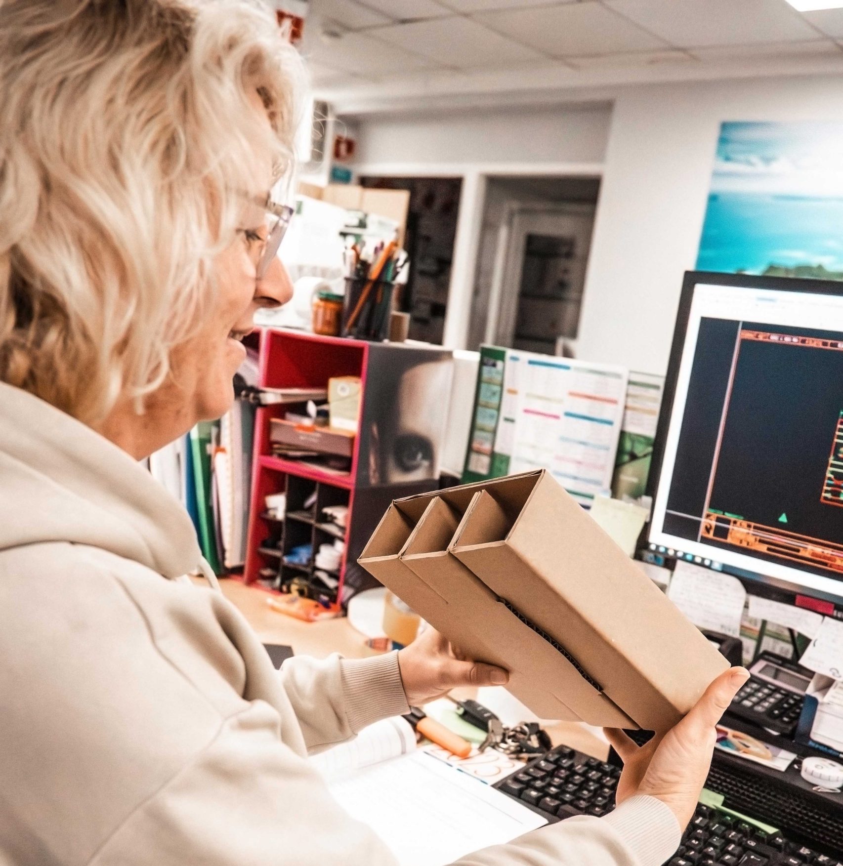 conception des prototypes carton dans notre bureau d'études pour toute demande d'emballage